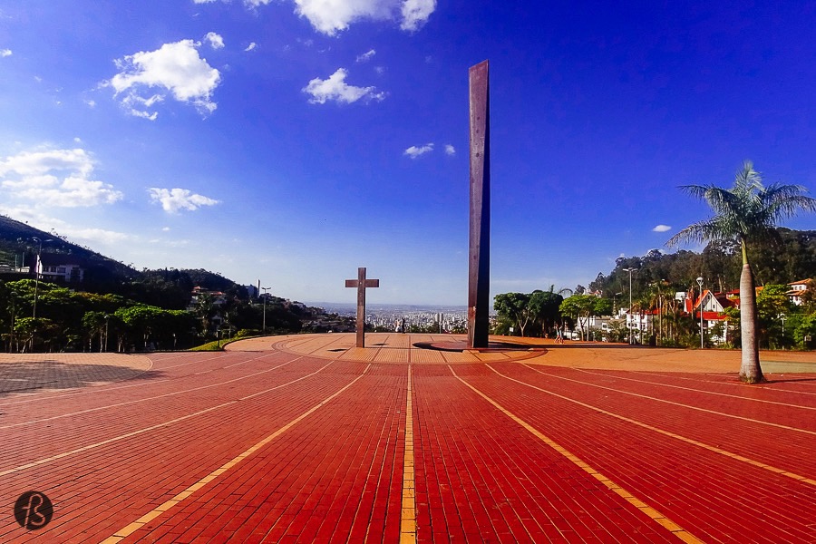 Belo Horizonte from Above - Praça do Papa in Belo Horizonte