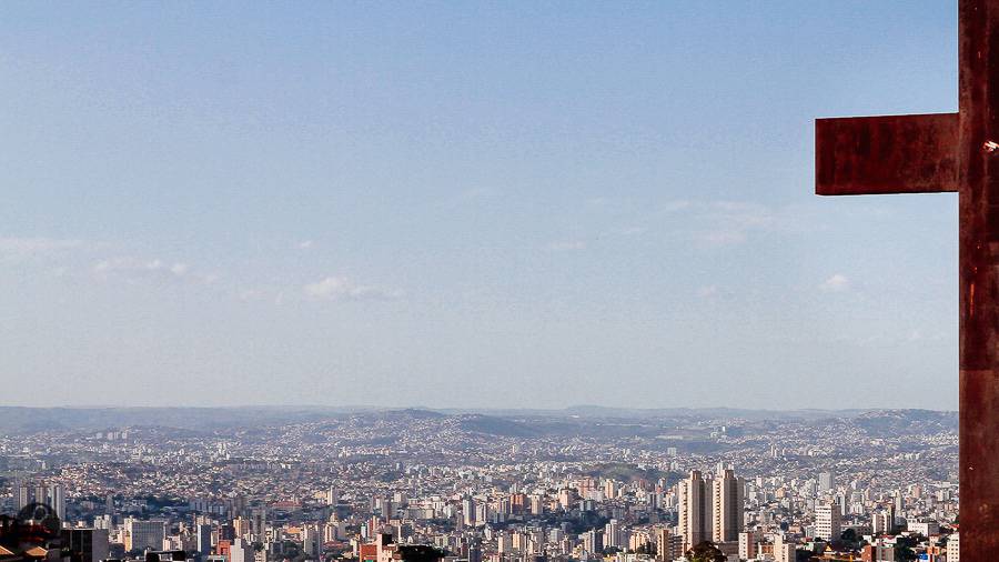 Belo Horizonte from Above - Praça do Papa in Belo Horizonte