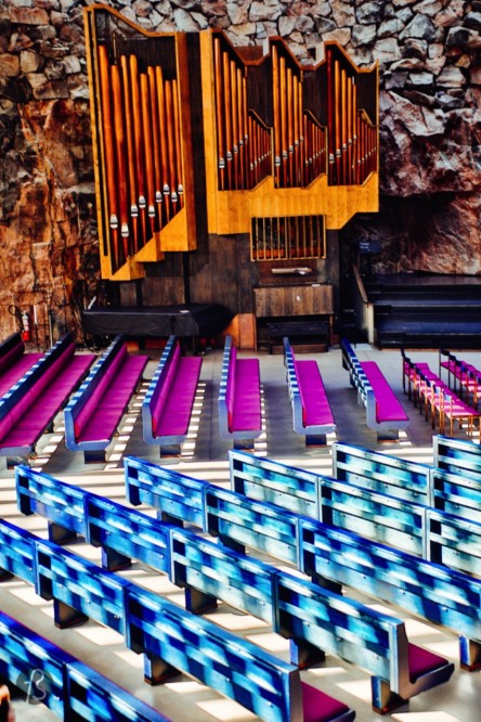 The Church in the Rock can be found in the heart of Helsinki. Known as Temppeliaukio, it's a must-see destination for architecture lovers.