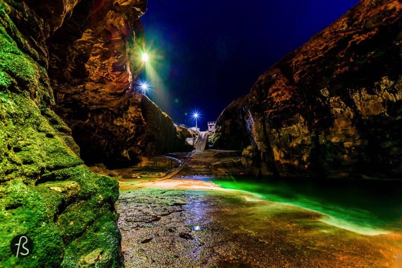 The gorge that gives name to the village is one of the best natural harbors in the Faroe Islands. But things are not that simple. Boats need to be pulled up on a ramp to keep them safe from the water. During the night, there are colorful lights all around and they make the gorge even more beautiful. An amazing opportunity to take even more pictures. 