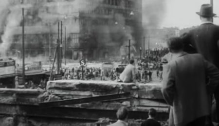 If you ever wondered why Strasse des 17. Juni has its name, you have to watch this short movie from British Pathé from the Berlin Riots of 1953. This short movie is not a documentary but a newsreel report about the uprising of workers against the Communist Regime in East Germany. This is the real deal, not an interpretation of what happened.