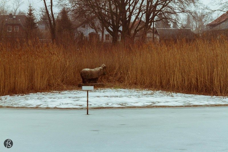 Far away from the tourists the flock Berlin there is a neighborhood called Kaulsdorf, and it’s there that you will find the lonely hippo known as Knautschke after a famous hippo that was born in the Berlin Zoo back in 1943. Knautschke has the entire Freibad Wernersee to himself but, when I was there, I didn’t see he enjoying much of it. Maybe it was cold; maybe it was the fact that the pool was frozen. Maybe he was just waiting for a time where he would have company, but this will, probably, never happen.