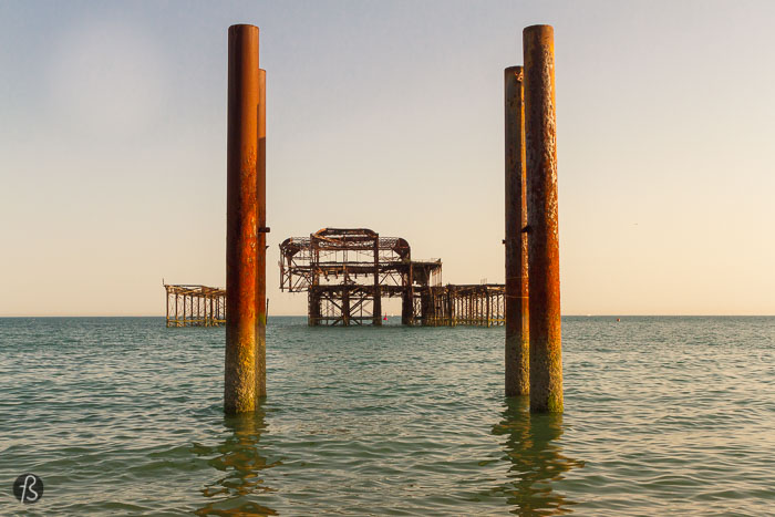 Today, in 2019, there are still plans to restore parts of it and even open a new pier in the original location. But all these plans were seen to be unrealistic by the West Pier Trust. But you can still go to the beach and sit between the last columns of the pier and watch the burnt down ruins of the West Pier in the distance. They don’t look that far, but, at the same time, they feel like they are a million miles away.