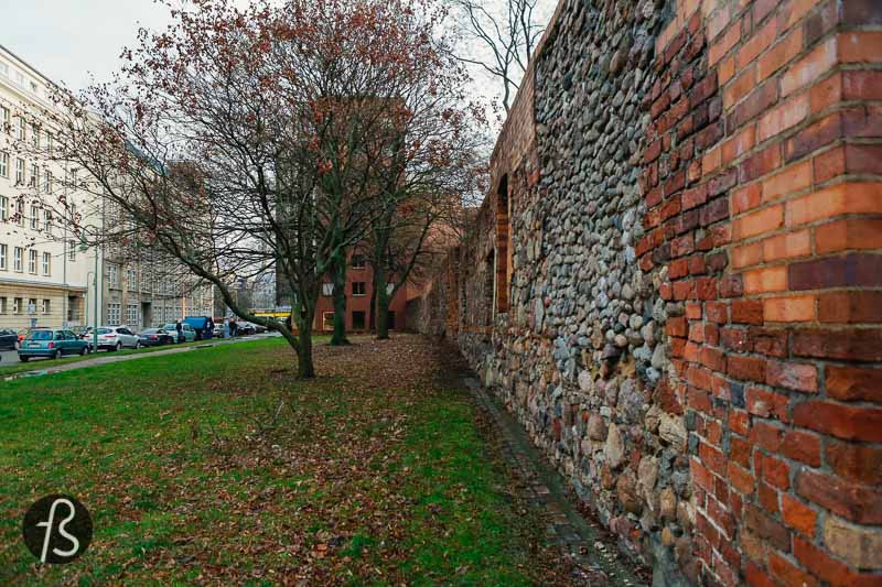 Sometimes called the Berlin Stadtmauer, the Old City Wall of Berlin was erected back in the 13th century to protect the city. This defensive barrier was highly needed since there is nothing else in the landscape where you can build a fort or a castle and protect the area.