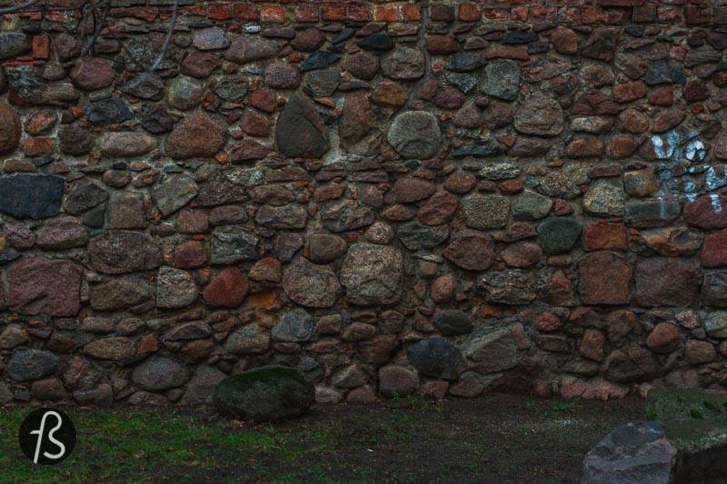 The Old City Wall of Berlin was forgotten through time, and it was only in 1948, after the Second World War, that they were discovered. During the cleanup of wartime debris, the wall's stretch was found and declared a city landmark.