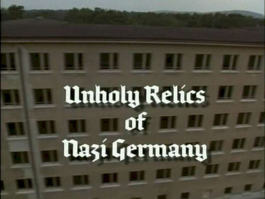 The Unholy relics of Nazi Germany is a half-hour documentary from the BBC. In the show, Jonathan Meades presents the role of urban planning and architecture in establishing the Nazi regime in Germany and how it helped perpetuate its hateful ideology.