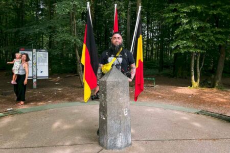 Three Country Border: Where Germany, Netherlands, and Belgium meet