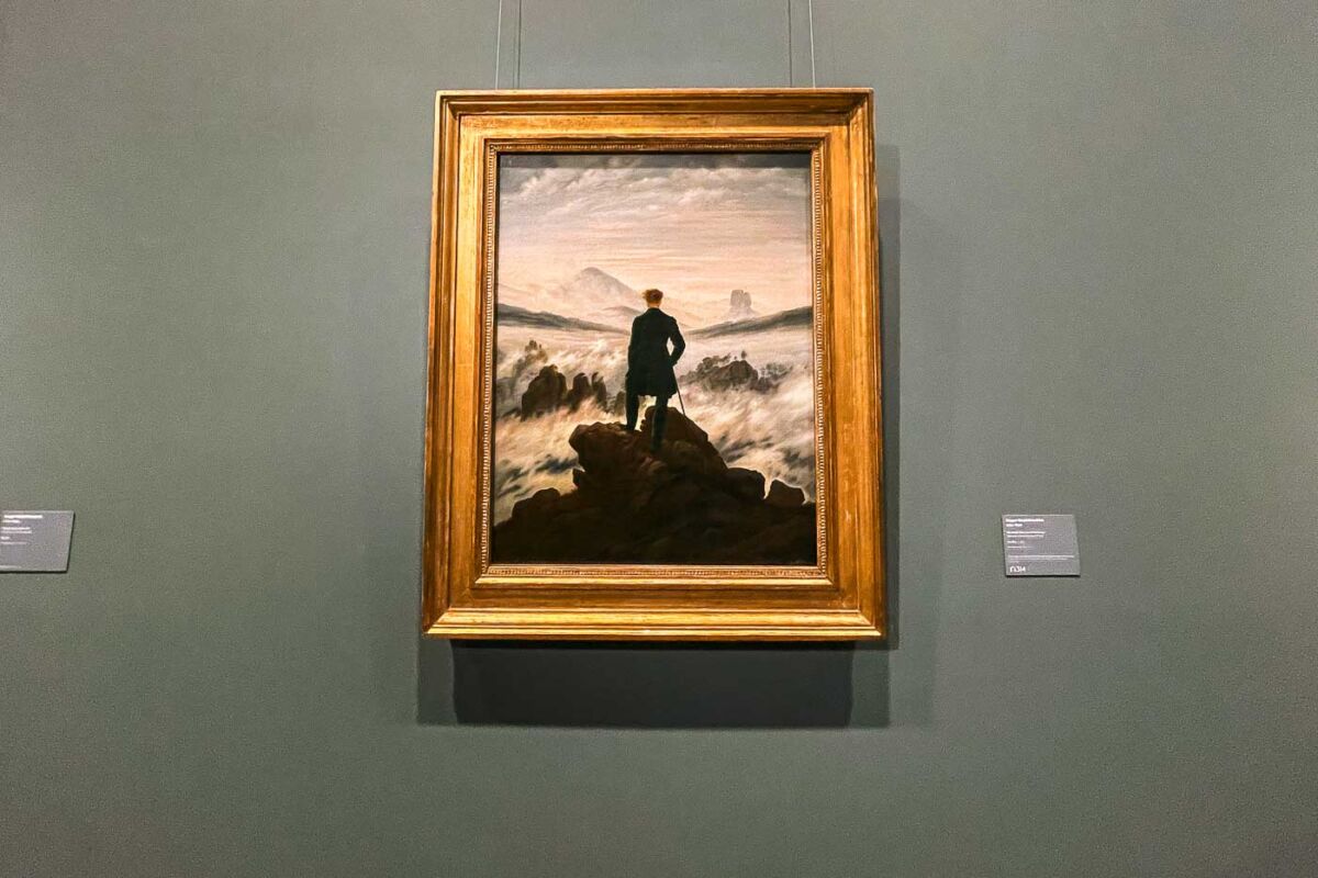 Think momentarily about a lone figure gazing over a vast, foggy mountain landscape. I can imagine what passed through your mind, and I bet it references a painting. That's the iconic image in Caspar David Friedrich's famous painting, "Wanderer Above the Sea of Fog."
