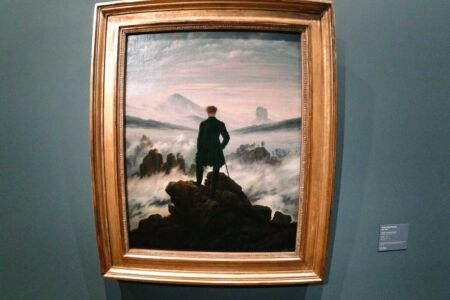 Think momentarily about a lone figure gazing over a vast, foggy mountain landscape. I can imagine what passed through your mind, and I bet it references a painting. That's the iconic image in Caspar David Friedrich's famous painting, "Wanderer Above the Sea of Fog."