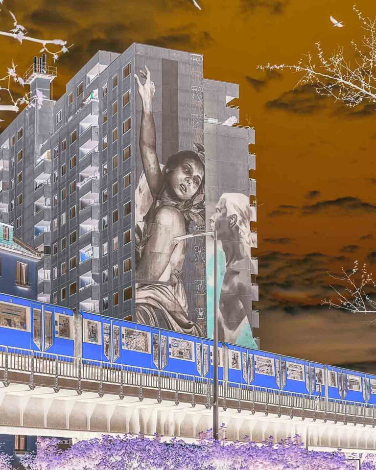 The Daphne and Apollo Mural on Prinzenstrasse