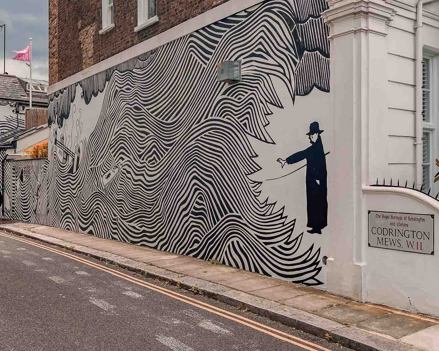 Tucked away close to the Ladbroke Grove Underground station, between the bookshop from the movie Notting Hill and Rough Trade West, you'll discover a hidden gem: a mural of the album art from Yorke's 2006 solo album, "The Eraser." If you're a fan of Thom Yorke's solo work or Radiohead's iconic sound, a trip to West London should be on your travel list.