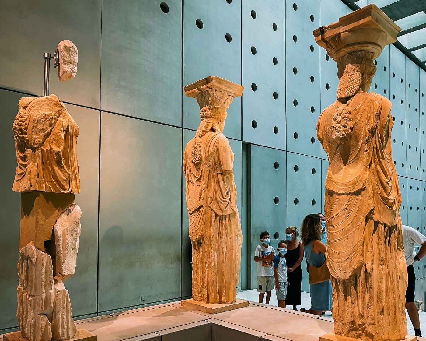 It’s time for the Acropolis Museum, a state-of-the-art treasure trove of ancient Greek art and artifacts. The exhibits are beautifully displayed, with natural light flooding the galleries, creating an ambiance that complements the ancient treasures.