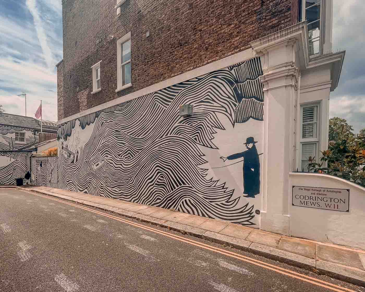 Tucked away close to the Ladbroke Grove Underground station, between the bookshop from the movie Notting Hill and Rough Trade West, you'll discover a hidden gem: a mural of the album art from Yorke's 2006 solo album, "The Eraser." If you're a fan of Thom Yorke's solo work or Radiohead's iconic sound, a trip to West London should be on your travel list.