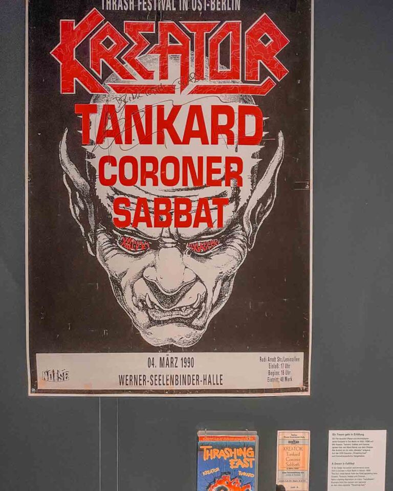 Heavier, harder, louder, faster was the motto for heavy metal fans in the 1980s, not just in the West but also behind the Iron Curtain. The Museum in der Kulturbrauerei Berlin is hosting a charming exhibition, "Heavy Metal in the GDR," that dives into the passionate and surprisingly resilient heavy metal scene in East Germany.