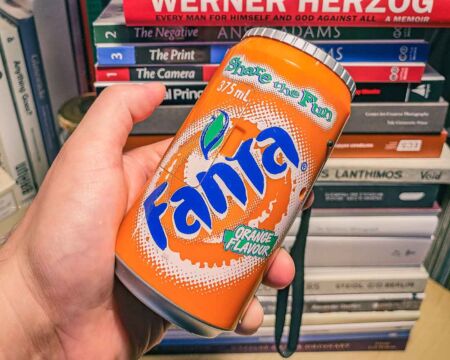 Since I started taking pictures with film, I've been searching for the weirdest camera possible. Hours of browsing eBay and online camera stores finally paid off when I stumbled upon the Fanta Camera. Jackpot!