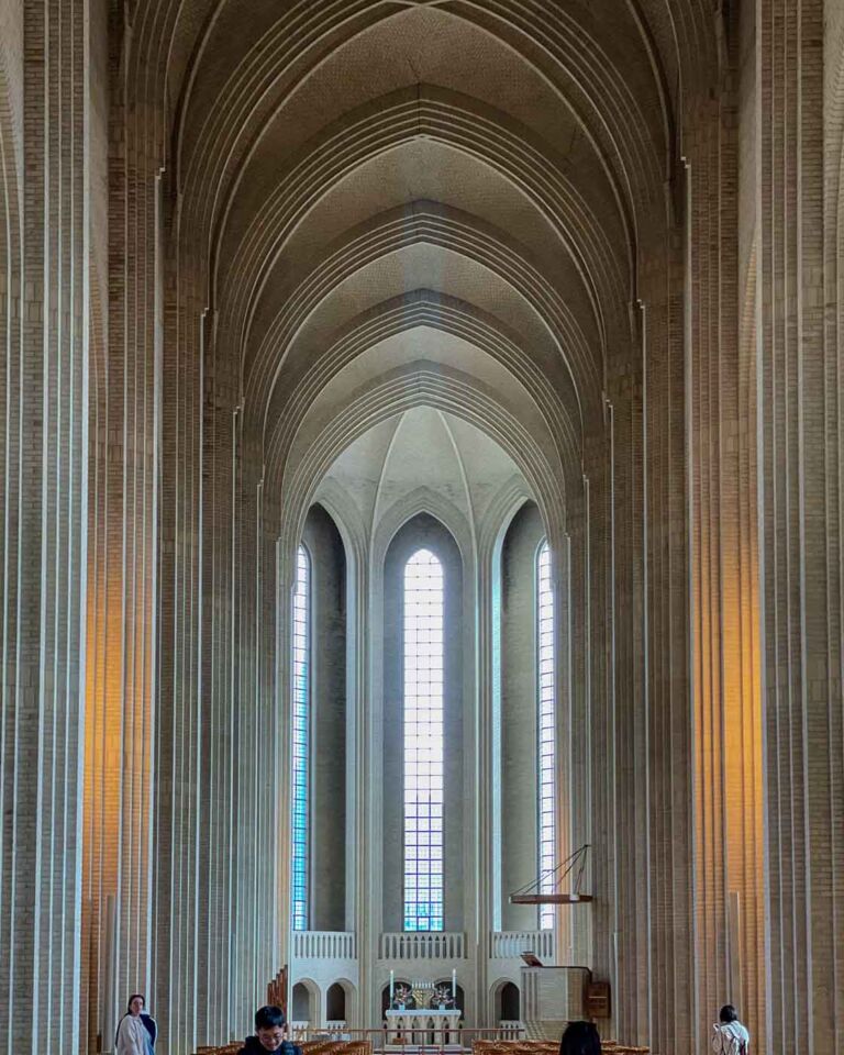 As an architectural traveler, the Grundtvig’s Church has been on my wishlist since it’s one of the few examples of Expressionist church architecture in the world. Its west façade is unbelievable, with a style that looks like a giant church organ or a series of stepped housetops. It’s gorgeous!