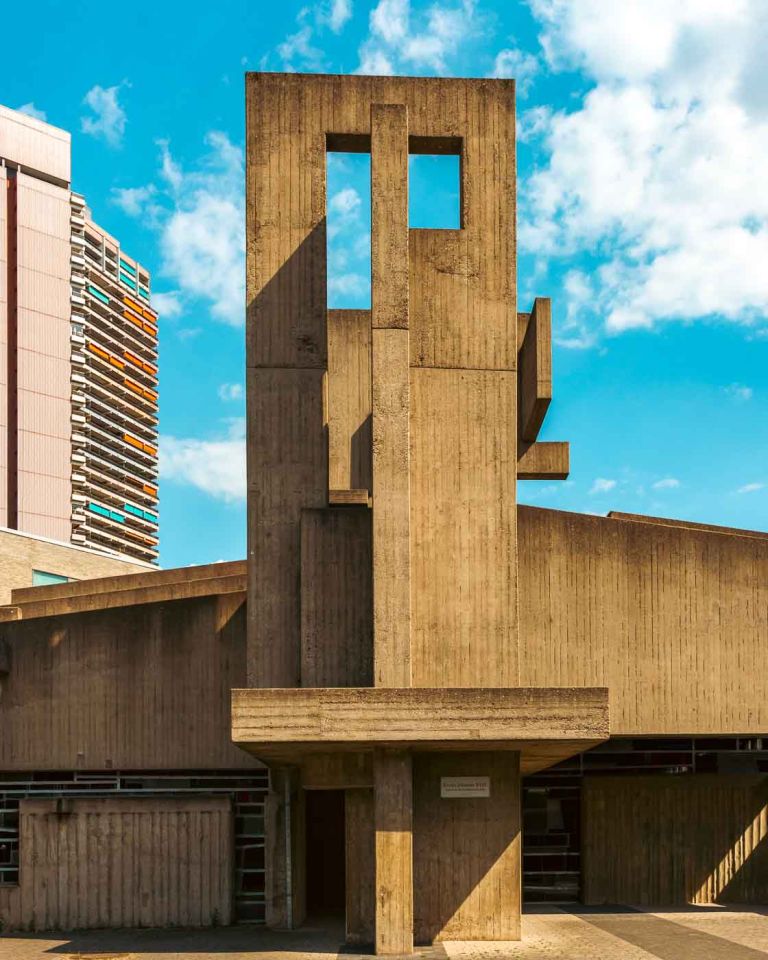 When you think of Cologne, Germany, what comes to mind? The majestic Köln Cathedral with its towering spires? I'm here to show you a different type of church—one hidden amongst the more traditional architecture—the St. Johannes XXIII Church, a stunning example of brutalist architecture.