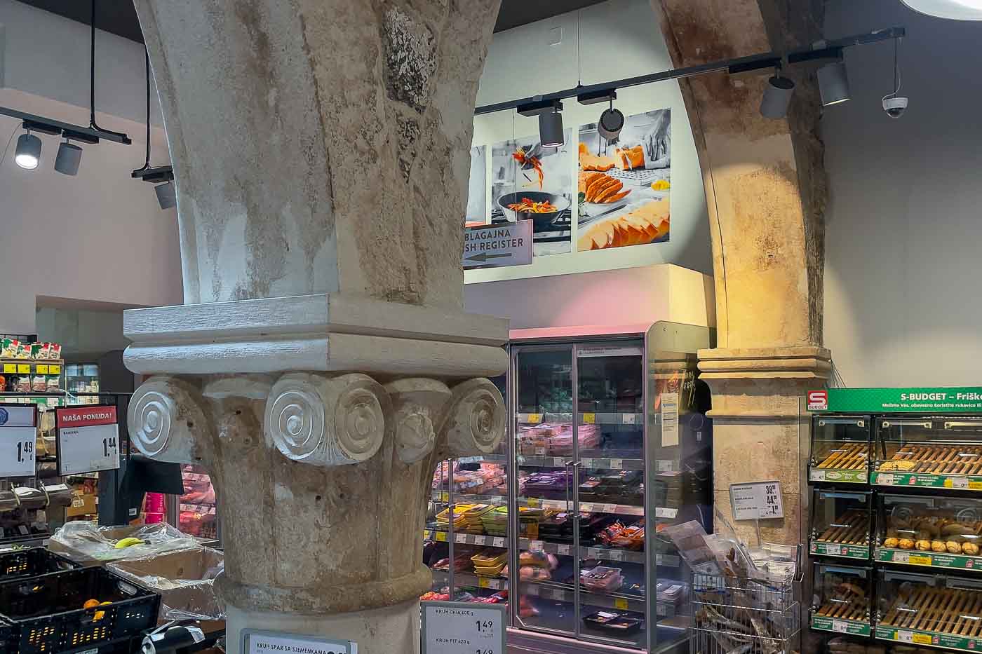 Split is a city where ancient Roman emperors once walked. Glowing white stone creates a labyrinthine old town, and unexpectedly, you can pick up your daily groceries in a building technically under UNESCO protection. Welcome to the curious case of the Unesco-protected Supermarket in Split, a SPAR grocery store that offers a shopping experience quite unlike any other in the world.
