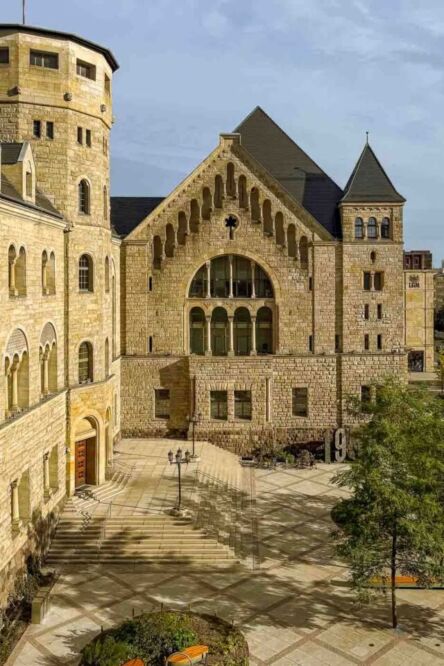 The Imperial Castle in Poznan is an interesting artifact since it was the last European royal castle to be built. This monumental neo-Romanesque piece was built for Emperor Wilhelm II of Germany, but it was never used as a royal palace.