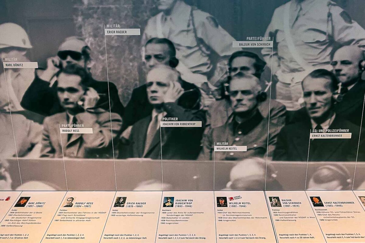 Located in the Palace of Justice, this location marks one of the most pivotal moments in legal history. It is here, in Courtroom 600, that the surviving leaders of the Nazi regime were tried for their crimes against humanity by the International Military Tribunal between 1945 and 1946.