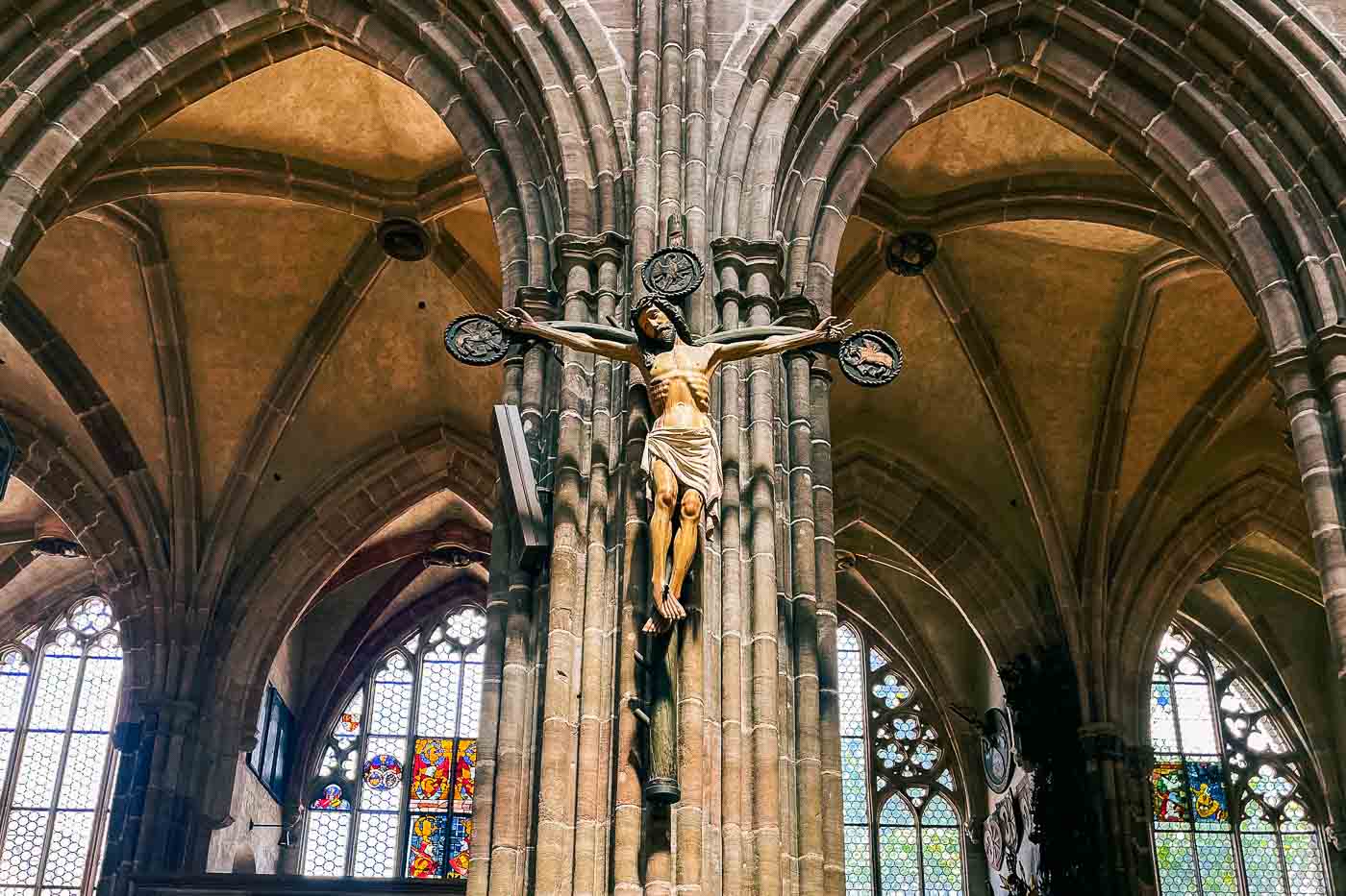 Dominating the southern half of the Old Town, St. Lorenz is one of Nuremberg's most magnificent Gothic masterpieces. Consecrated in the mid-13th century, its sheer size and ornate facade immediately command attention.