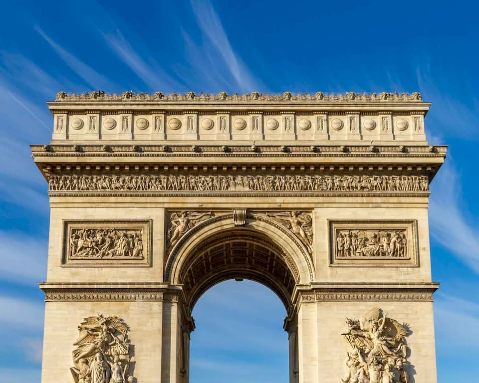 Despite being in the middle of the insane to reach Place Charles de Gaulle, the Arc de Triomphe is worth the risk of getting killed in the Paris traffic. This is one of the most famous buildings in the world and is an essential stop in any itinerary in the French capital.