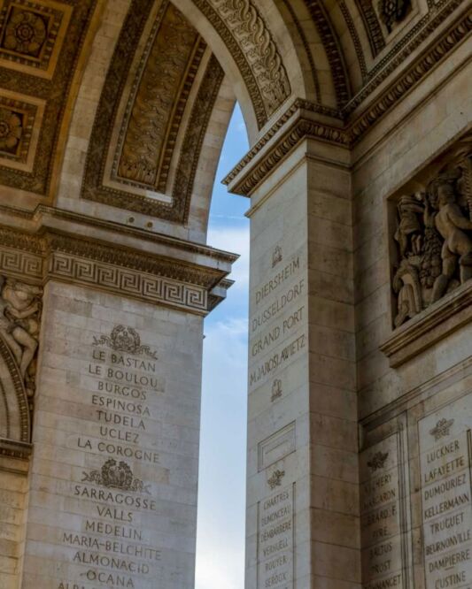 Despite being in the middle of the insane to reach Place Charles de Gaulle, the Arc de Triomphe is worth the risk of getting killed in the Paris traffic. This is one of the most famous buildings in the world and is an essential stop in any itinerary in the French capital.