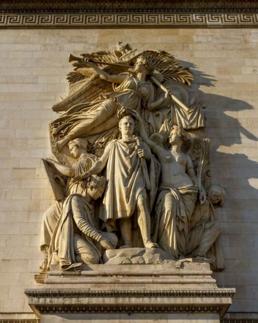 Despite being in the middle of the insane to reach Place Charles de Gaulle, the Arc de Triomphe is worth the risk of getting killed in the Paris traffic. This is one of the most famous buildings in the world and is an essential stop in any itinerary in the French capital.