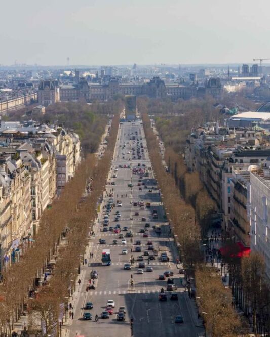 Despite being in the middle of the insane to reach Place Charles de Gaulle, the Arc de Triomphe is worth the risk of getting killed in the Paris traffic. This is one of the most famous buildings in the world and is an essential stop in any itinerary in the French capital.