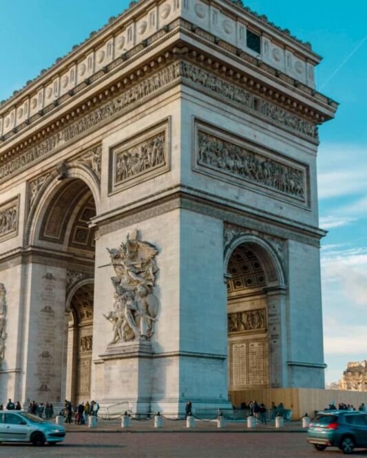 Despite being in the middle of the insane to reach Place Charles de Gaulle, the Arc de Triomphe is worth the risk of getting killed in the Paris traffic. This is one of the most famous buildings in the world and is an essential stop in any itinerary in the French capital.