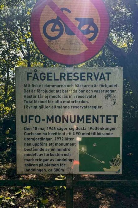 Whenever I picture Sweden in my head, I think about vibrant cities, beautiful nature, and historical sites. However, hidden in a forest in the southern part of the country, you will find a spot that defies the logical and the ordinary. This is where you will find the Ängelholm UFO Memorial.