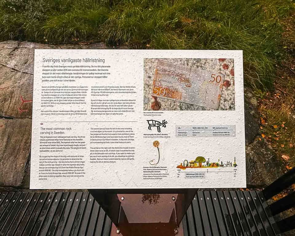 UNESCO added Tanum to the World Heritage List in 1994 to protect its immense concentration of Bronze Age rock art (1700–500 BCE). Although the entire Bohuslän region is replete with petroglyphs, Tanum has the most diverse and dense collection of motifs. Across roughly 41 square kilometers, researchers have identified over 600 individual carving sites—a number that continues to grow as new panels are uncovered.