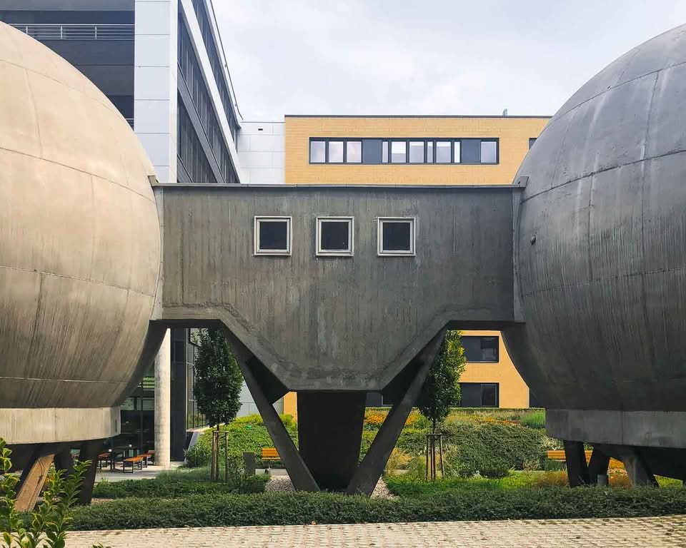The Isothermal Spherical Laboratories are among Berlin's best-kept secrets if you value the sculptural potential of unfinished concrete and wish to see a singular piece of Cold War history.