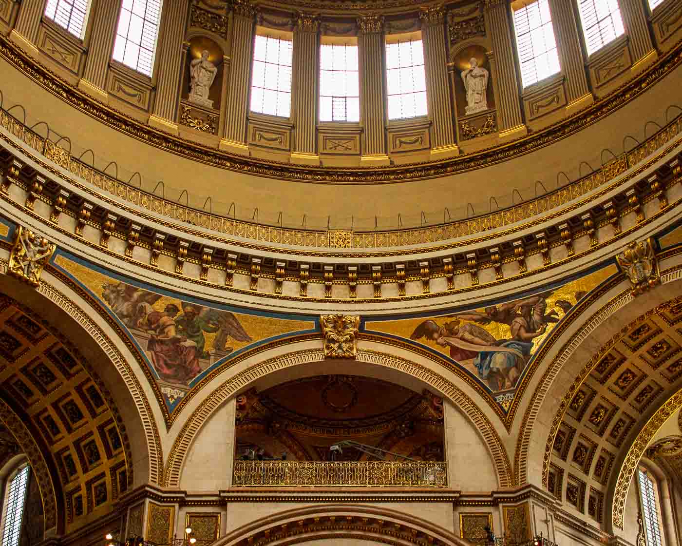 Climbing to the dome of St. Paul's Cathedral is an incredible experience that elevates a typical sightseeing trip to the pinnacle of a trip to London. Regardless of your interest in the centuries-long royal history, the architectural significance, or the physical difficulty of ascending 528 steps to the summit.